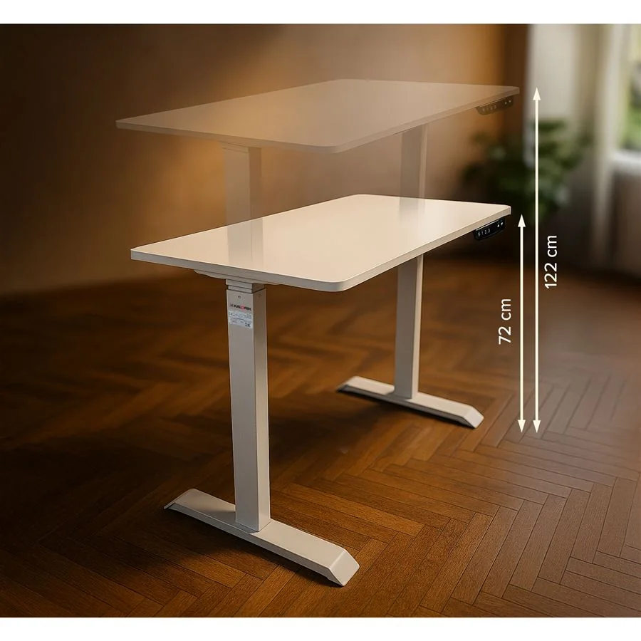 Elektrický výškovo nastaviteľný stôl TKG ED 1800 biely
