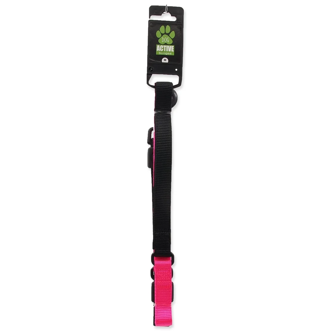Vodítko Active Dog Bungee Neoprene M ružové 2x120cm