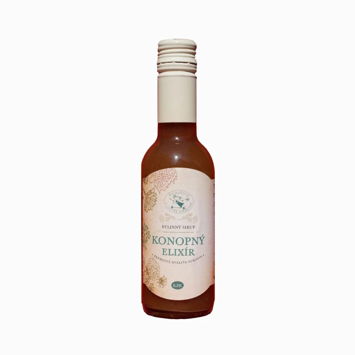 Sirup "Konopný Elixír" - Bylinkářství u Chytré Horákyně - 250 ml
