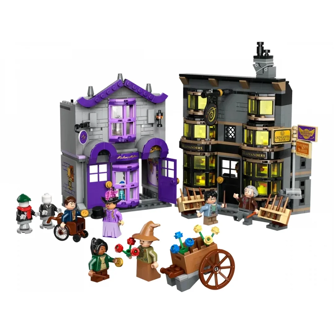 LEGO® Harry Potter™ 76439 Ollivanderov obchod a Obchod madam Malkinovej