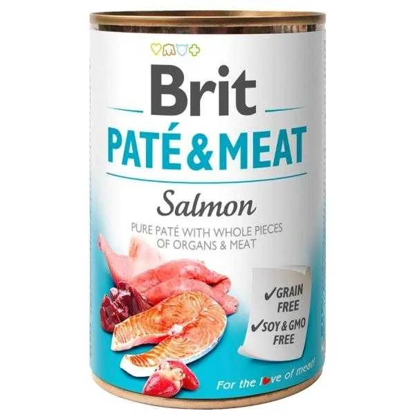 Brit Konzerva Pate & Meat Salmon 400g