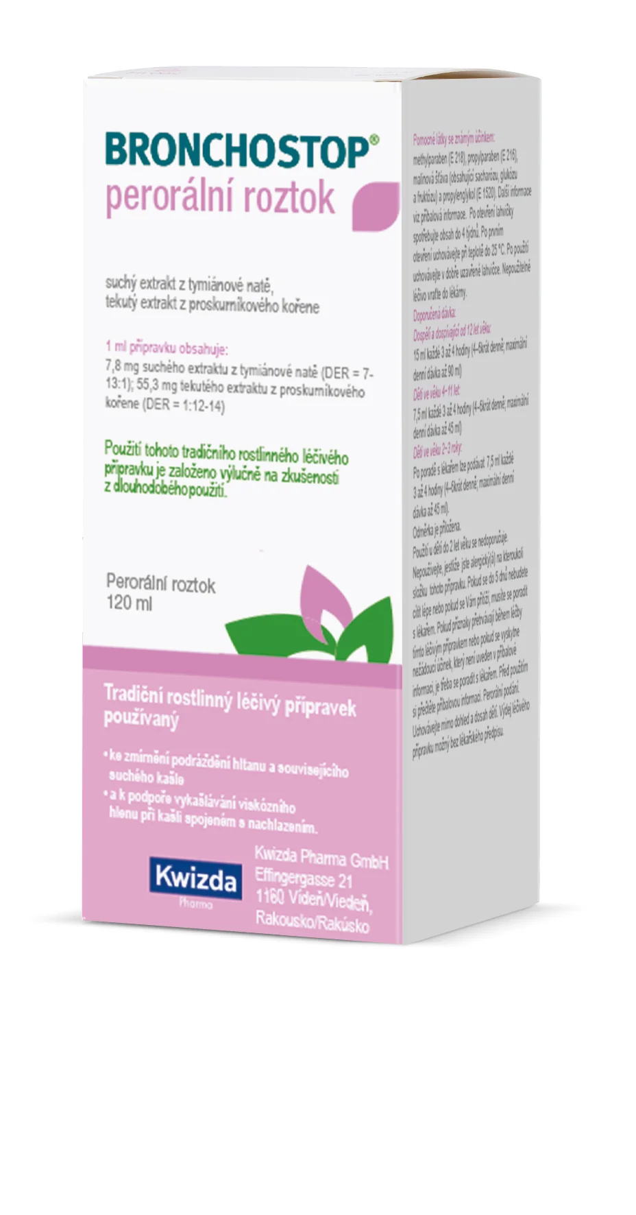 Bronchostop perorálny roztok 120 ml