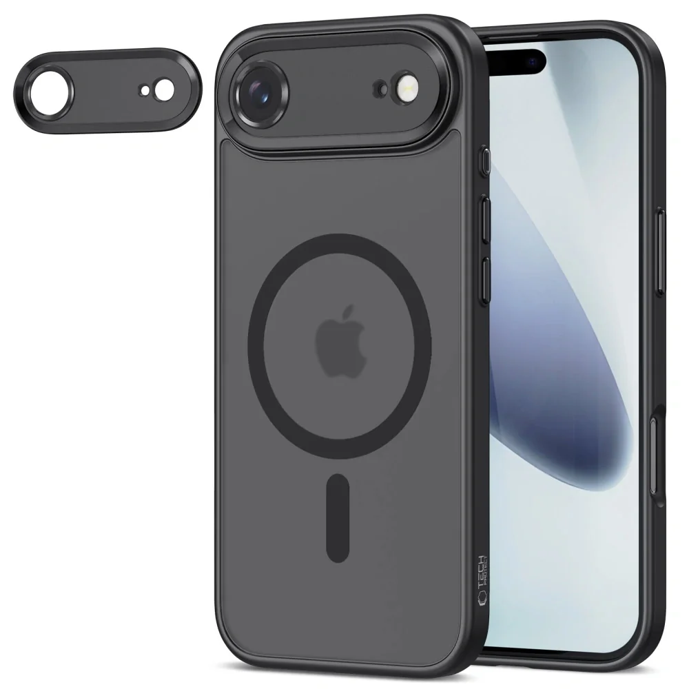Tech-Protect MagCam MagSafe kryt na iPhone 17 Air, čierny