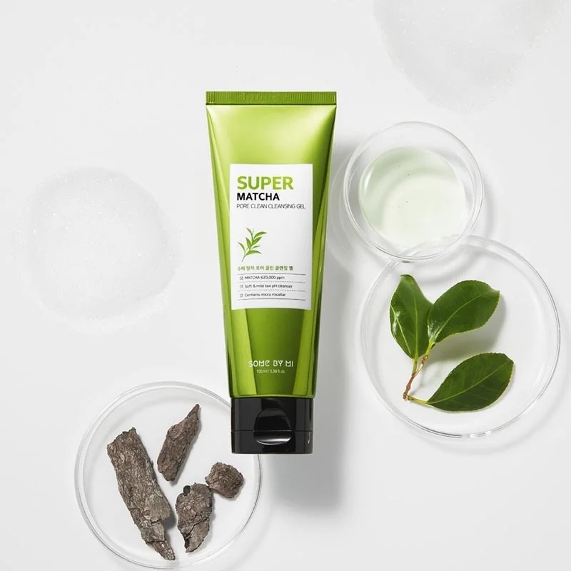 Some By Mi Super Matcha Pore Clean Cleansing Gel jemný čistiaci gél na rozšírené póry 100 ml