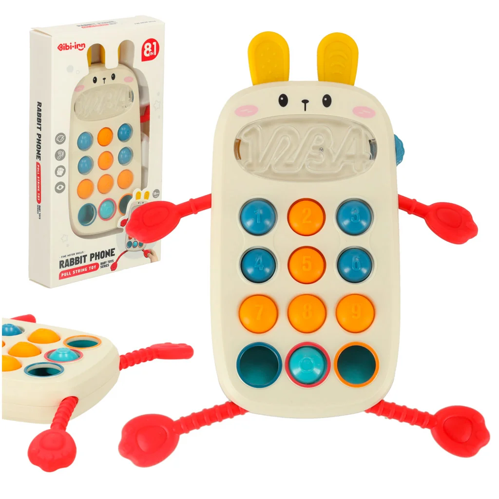 Hračka pre bábätká, Senzorické Hryzátko Pre bábätká Telefón Bibi-Inn