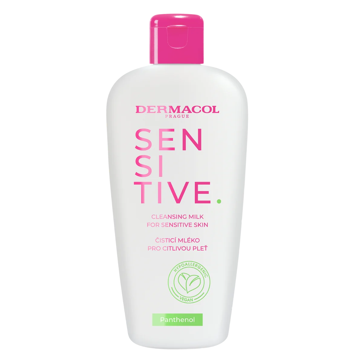 Dermacol Sensitive šetrné pleťové mlieko pre citlivú pleť 1×200 ml, pleťové mlieko