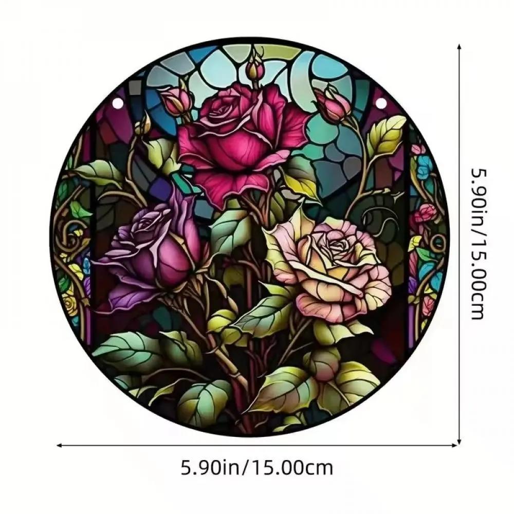 Lapač Slnka s Motívom Ruží XL- 30cm x 30cm