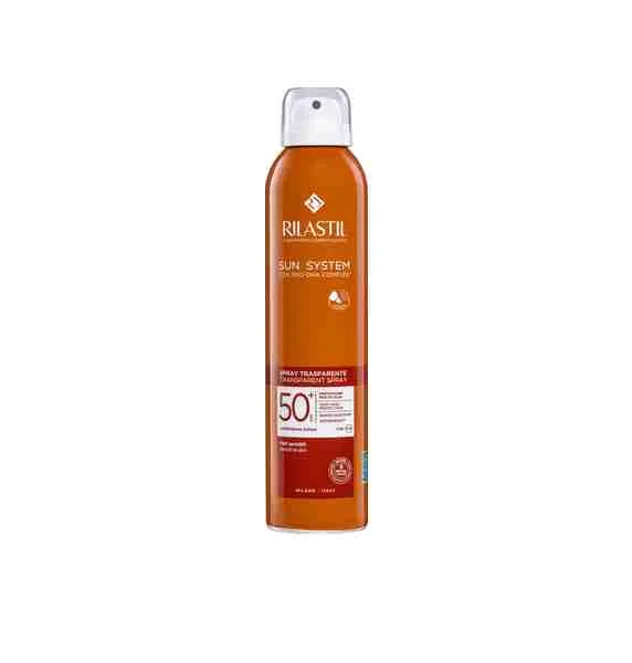 Rilastil Sun System Ochranný sprej s vysokými UV filtrami SPF 50+ 1×200 ml, Ochranný sprej