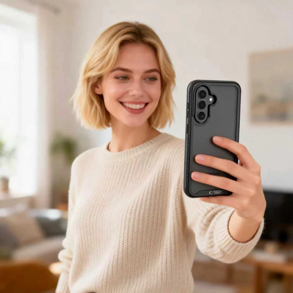 Tech-Protect Defense kryt na Samsung Galaxy A36 / A56 / A37 5G, čierny
