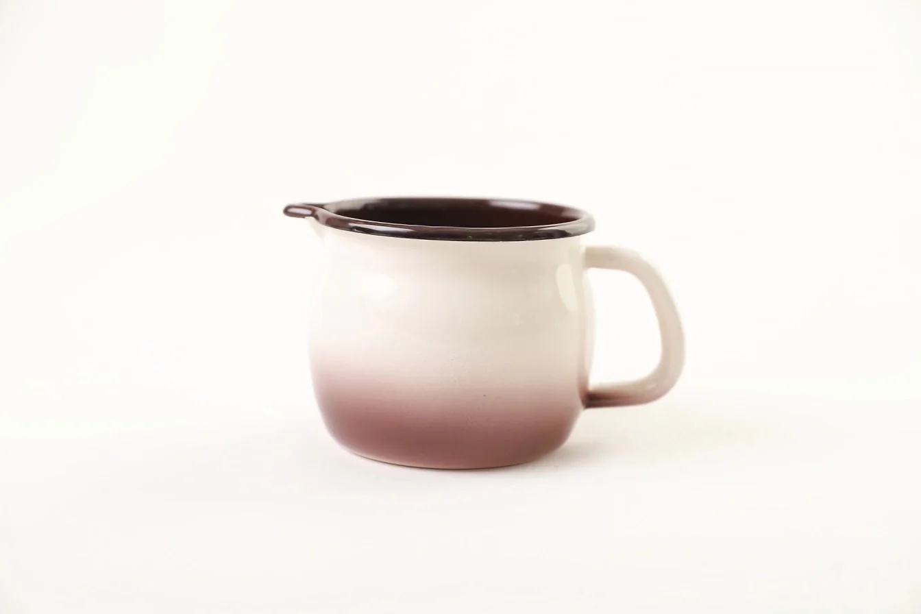 Hrnek s výlevkou zaobl. Cappuccino 10cm 0,75lt