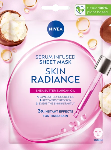 Nivea Rozjasňujúca textilná maska 1×1 ks, pleťová maska