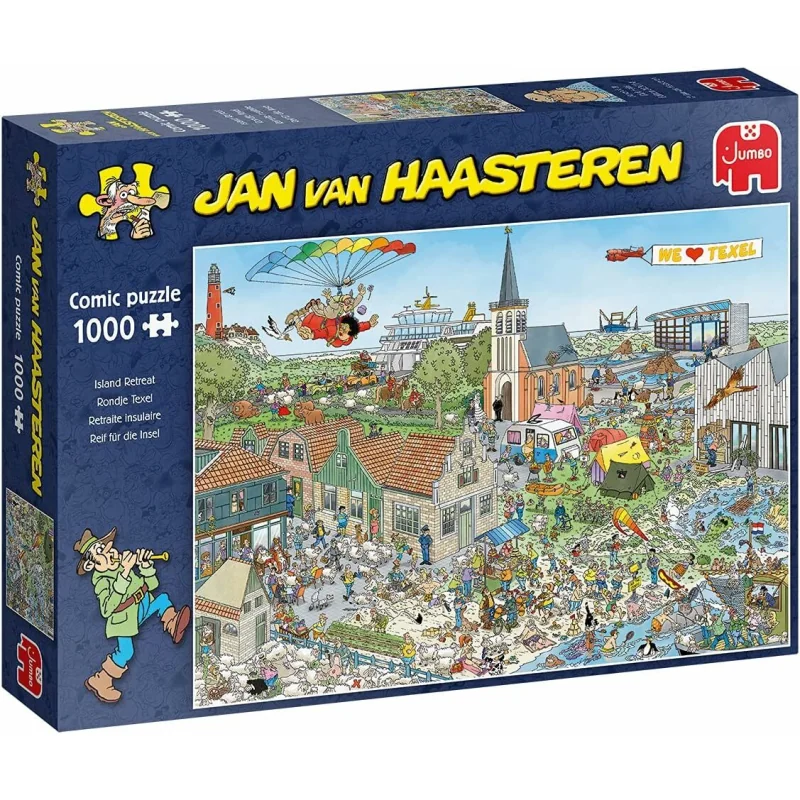 Jumbo Jan van Haasteren puzzle Island Retreat 1000 dielikov