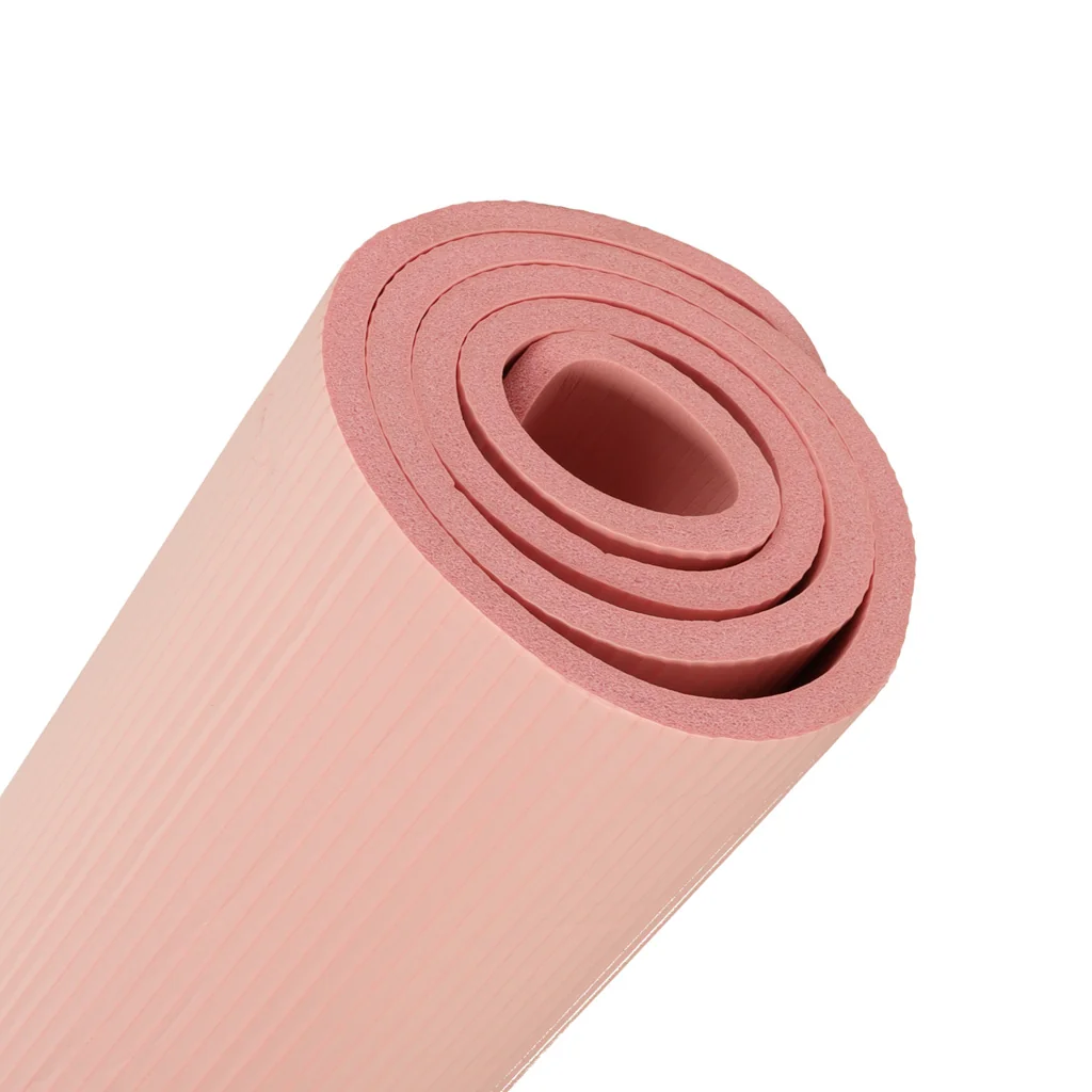 Hrubá joga podložka 185×83×1,5 cm – ružová + popruhy, obal
