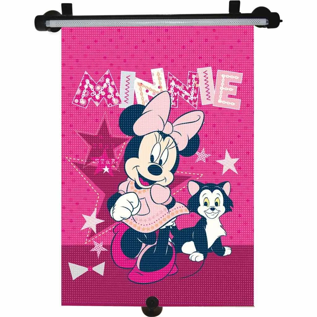 Slnečná roleta do auta Minnie tmavo ružová , 20C34215