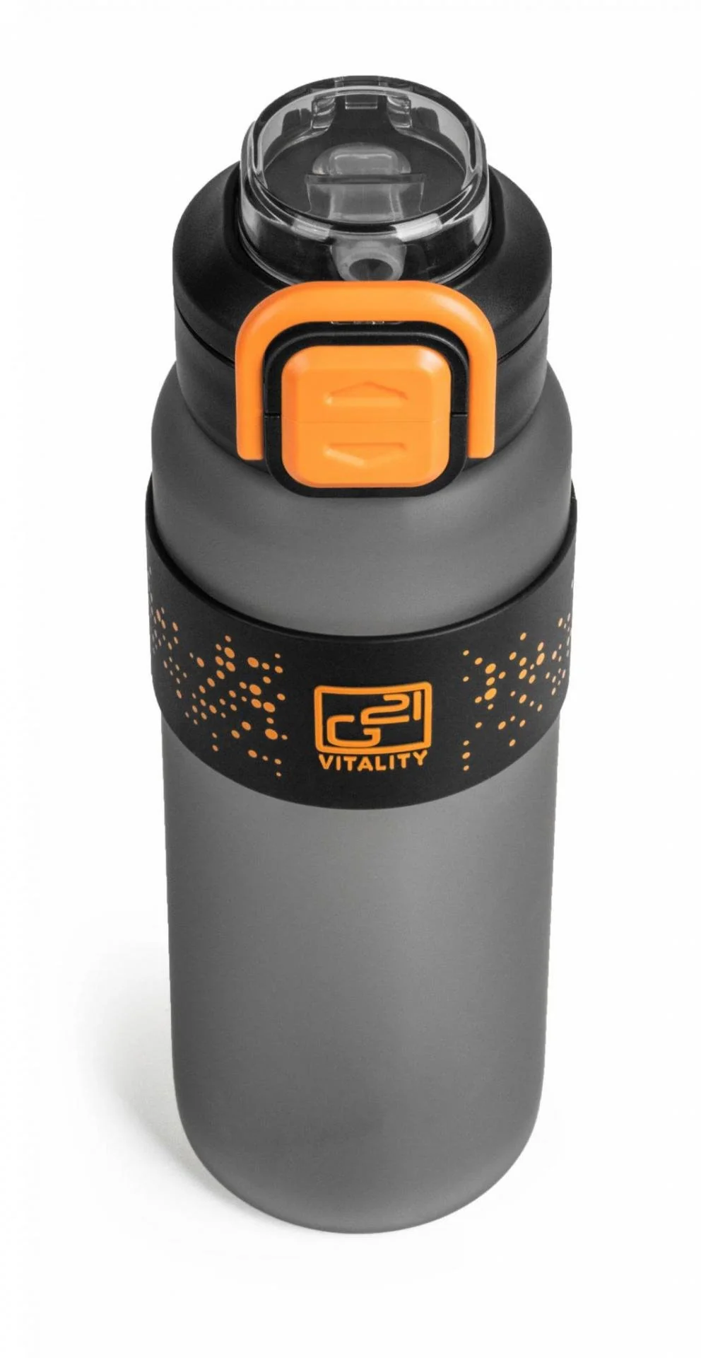 Fľaša G21 na pitie 1000 ml 2v1, sivá zmrznutá G21LAH10CO-ZM