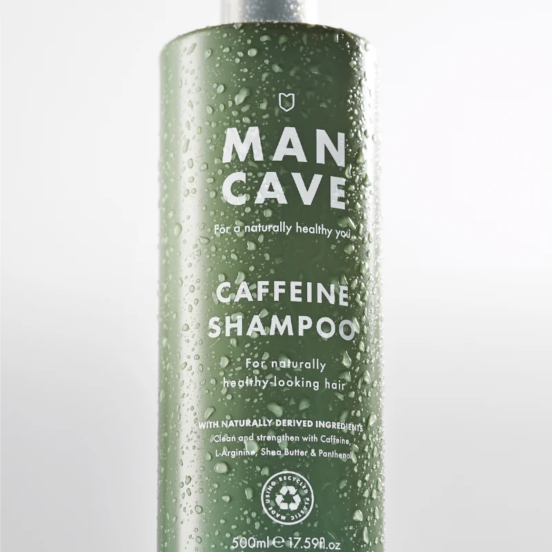 MANCAVE vlasový šampón s obsahom kofeínu 500ml