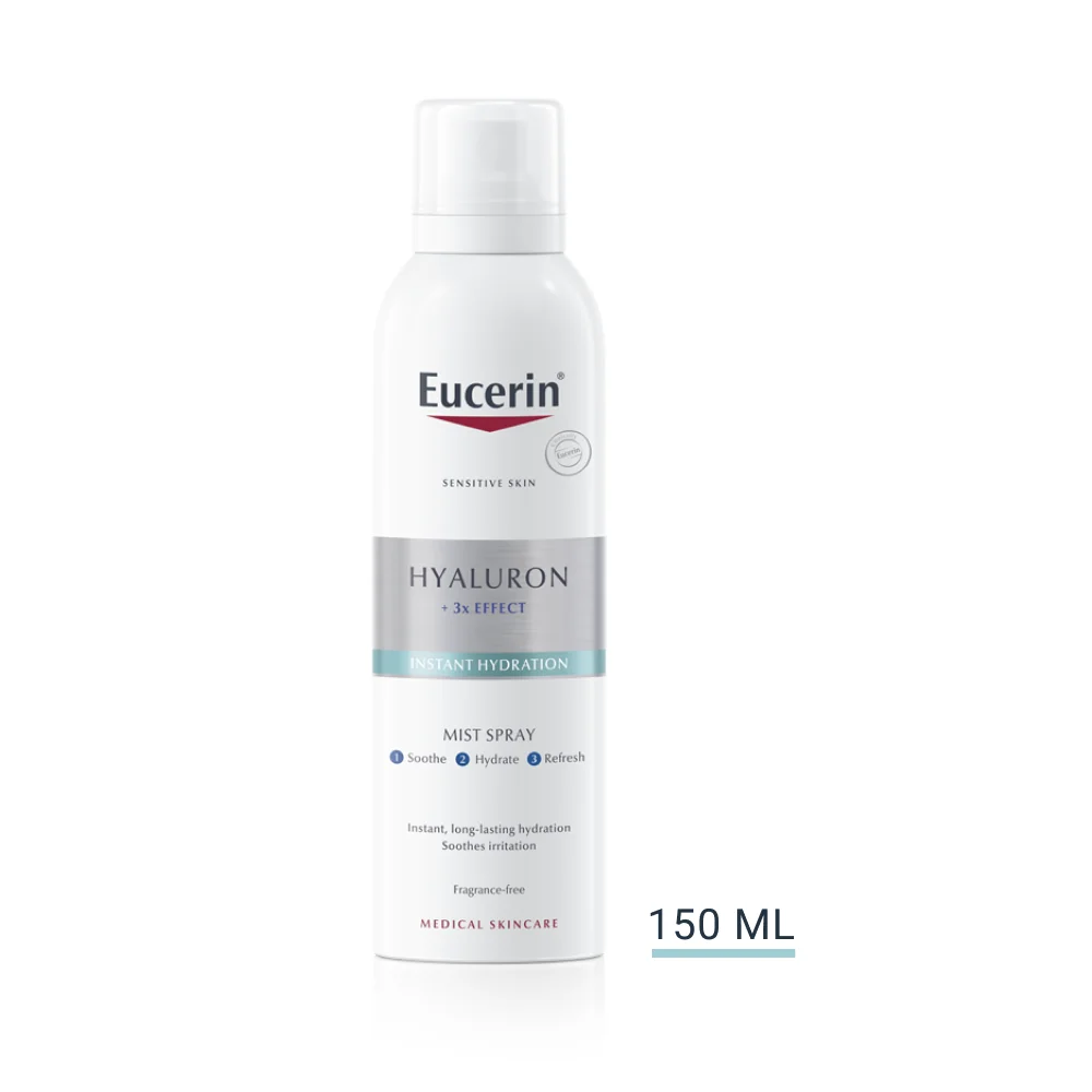 Eucerin HYALURON SPREJ hydratačná hmla 1×150 ml, citlivá pleť