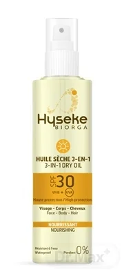 Hyseke BIORGA Suchý olej 3v1 SPF30 1×100 ml, suchý olej