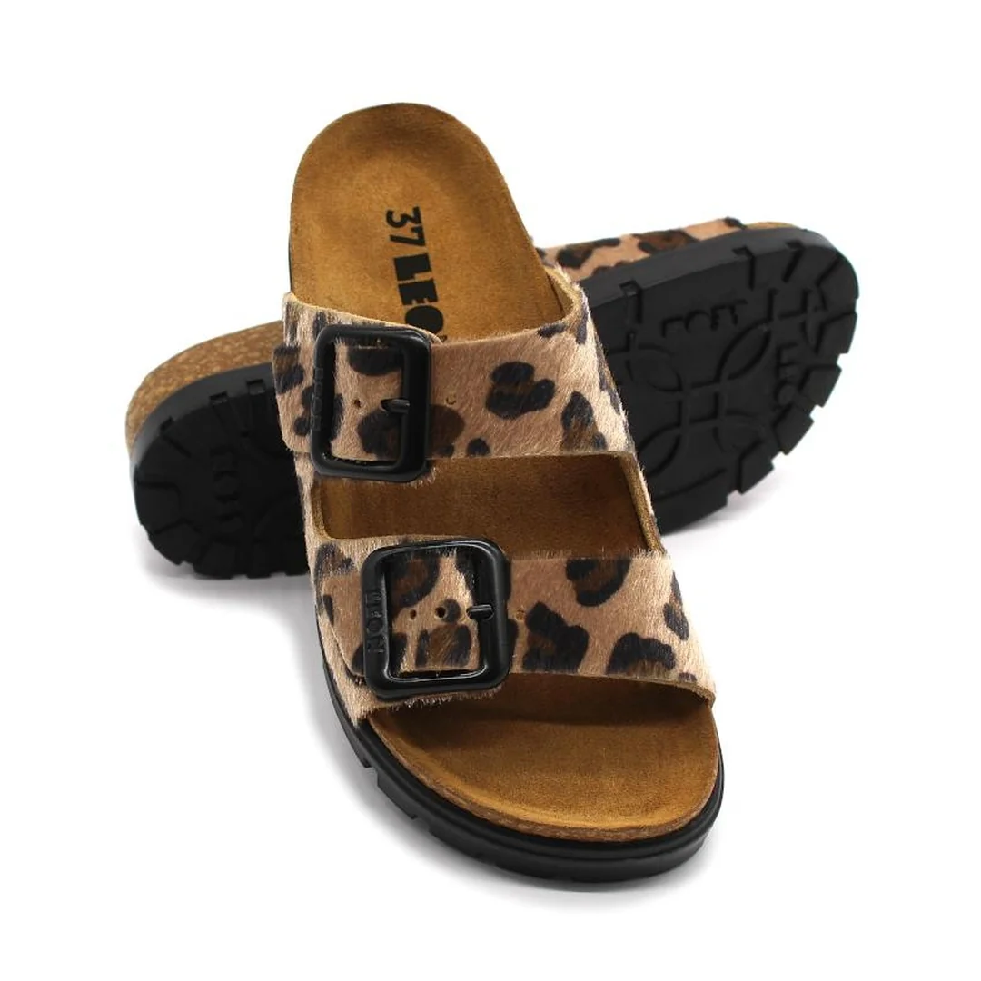 6013 Dámska zdravotná kožená korková obuv s prackou 41 - 26cm, biela, 3,5 cm