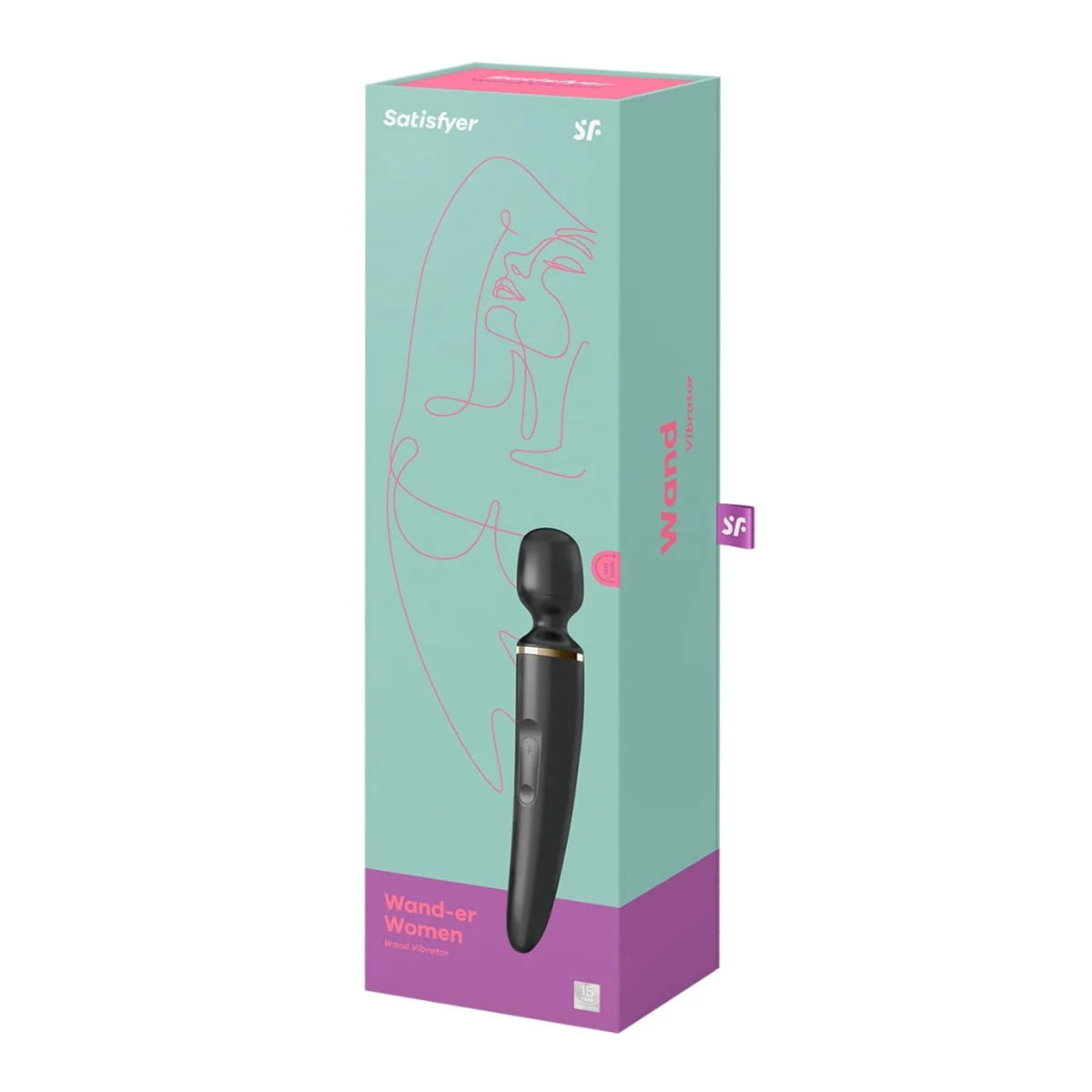 Satisfyer Wand-er Woman masážna hlavica Čierna