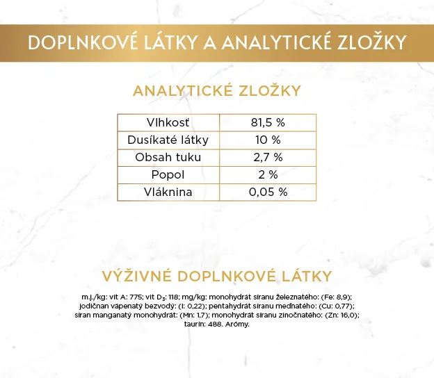 Gourmet Gold konzerva pre mačky hovädzie, kura 85 g 85 g