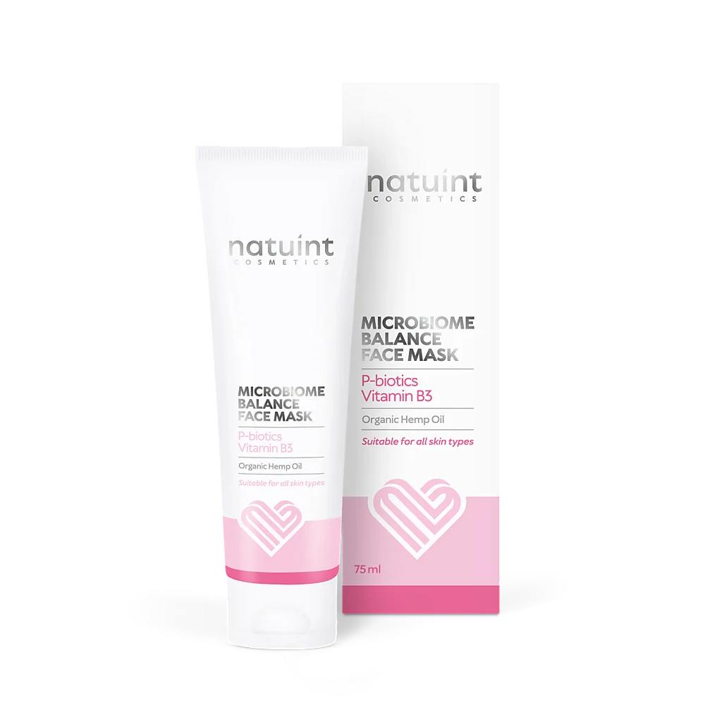 Natuint cosmetics - Upokojujúca a výživná maska - Mikro-Bio komplex Microbiome Balance Face Mask