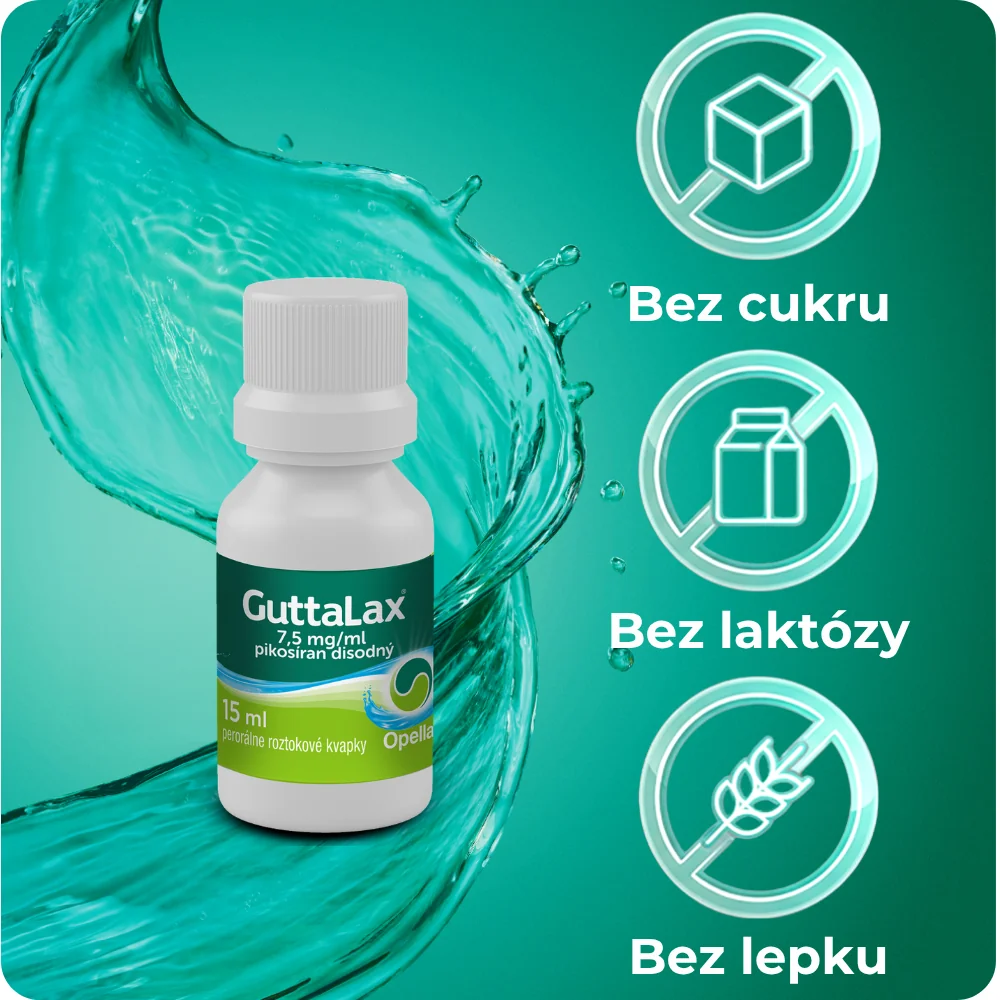 Guttalax 1×15 ml, kvapky