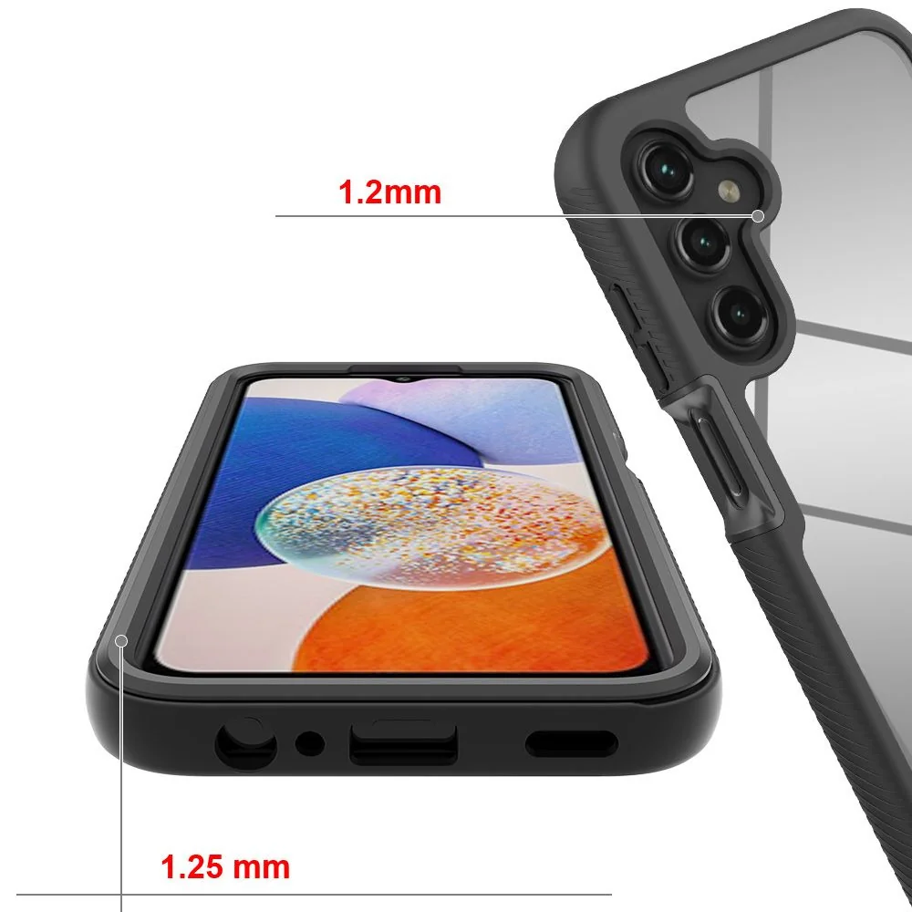 Tech-Protect Defense 360 kryt na Samsung Galaxy A15 4G / 5G, čierny