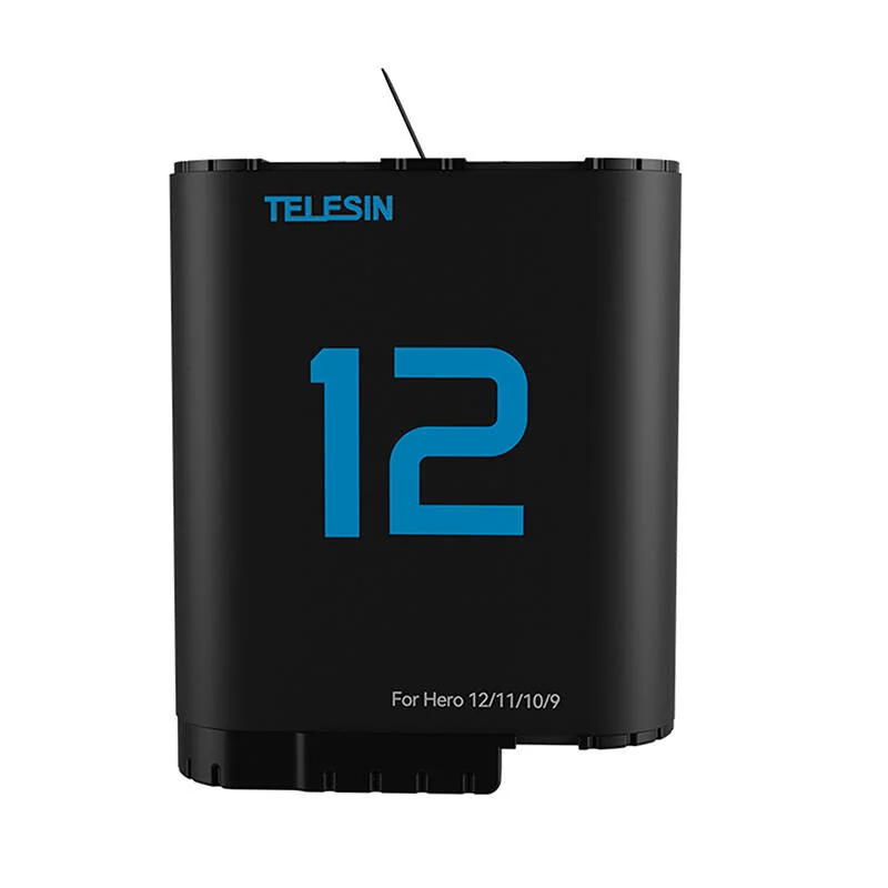 Telesin Lithium Battery batéria pre GoPro Hero 9 / 10 / 11 / 12, čierna