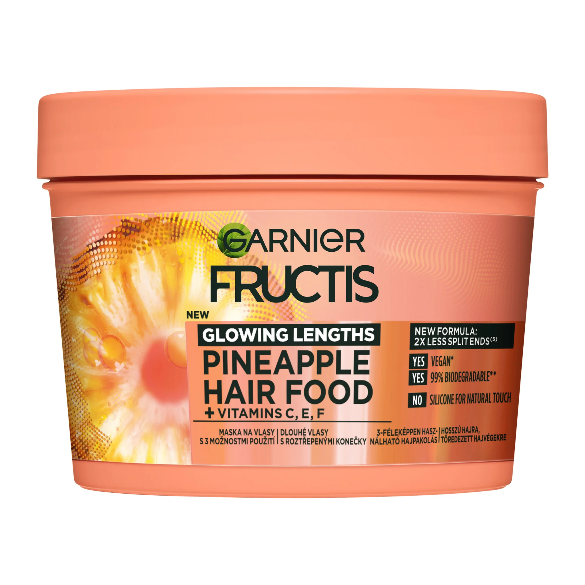 GARNIER FRUCTIS HAIR FP 3V1 MASKA DLHE VLASY 400ML 1×400 ml, maska na dlhé vlasy