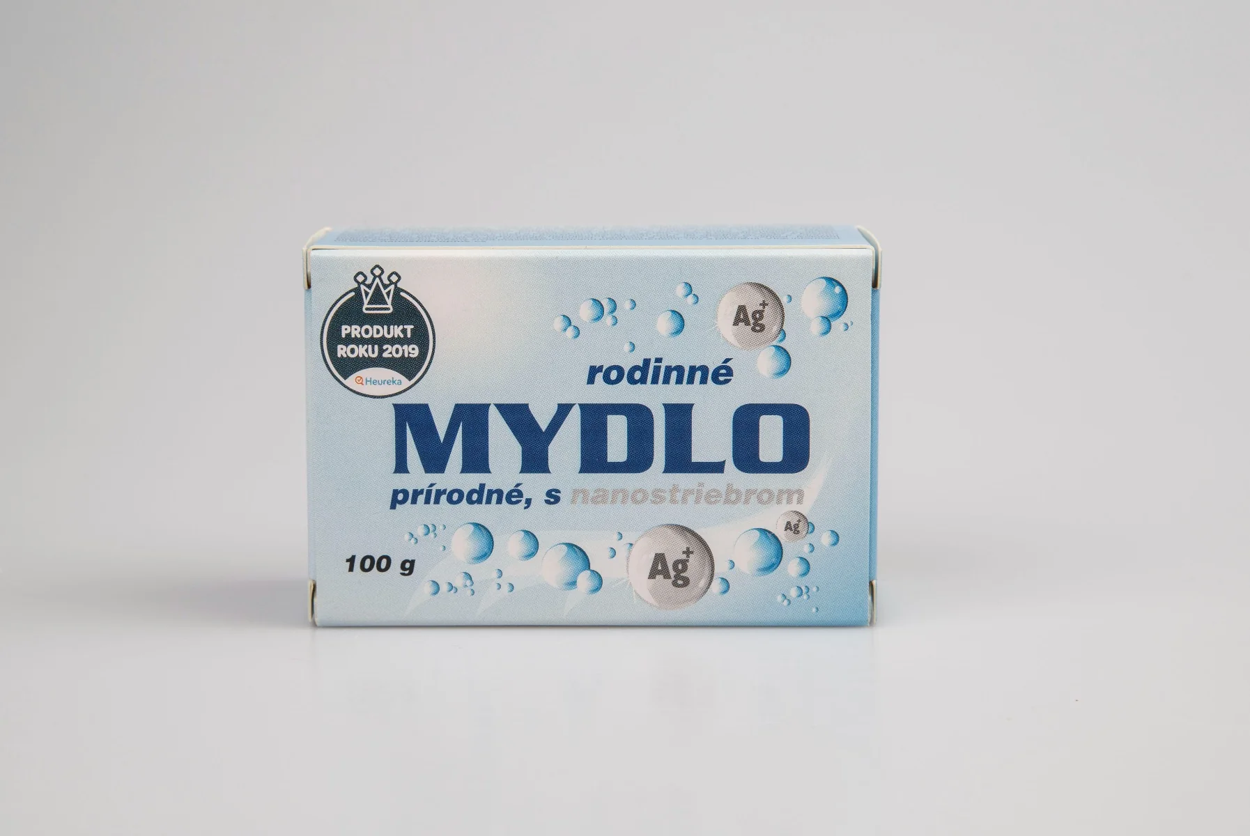Ag+ prírodné mydlo s nanostriebrom 1×100 g, mydlo