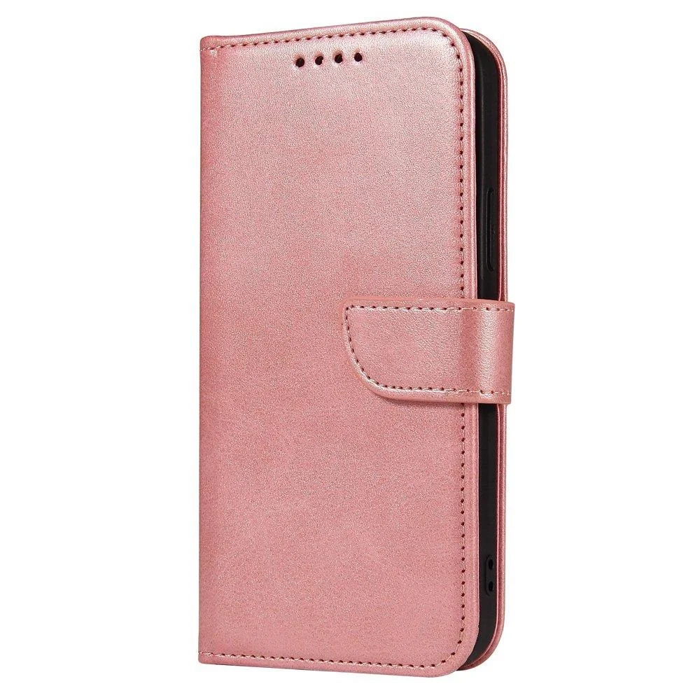 MG Magnet knižkové kožené puzdro na Samsung Galaxy A42 5G, ružové