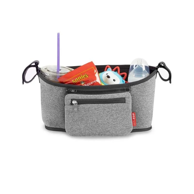 SKIP HOP - Organizér na kočík 2v1 šedý 