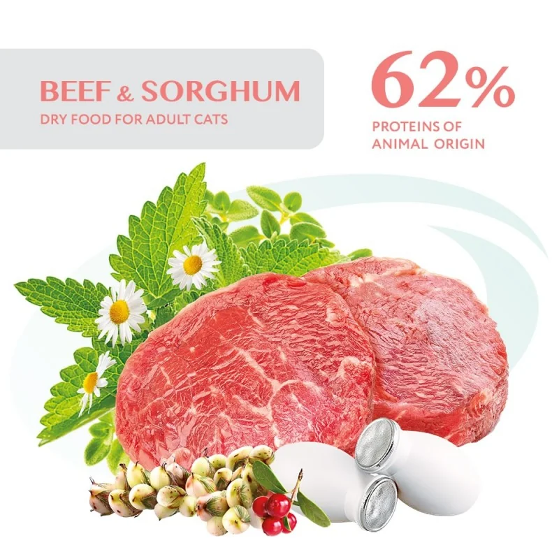 OPTIMEAL™ Superpremium pre všetky kastrované mačky s hovädzim mäsom a ciroku 1,5 kg (4652)