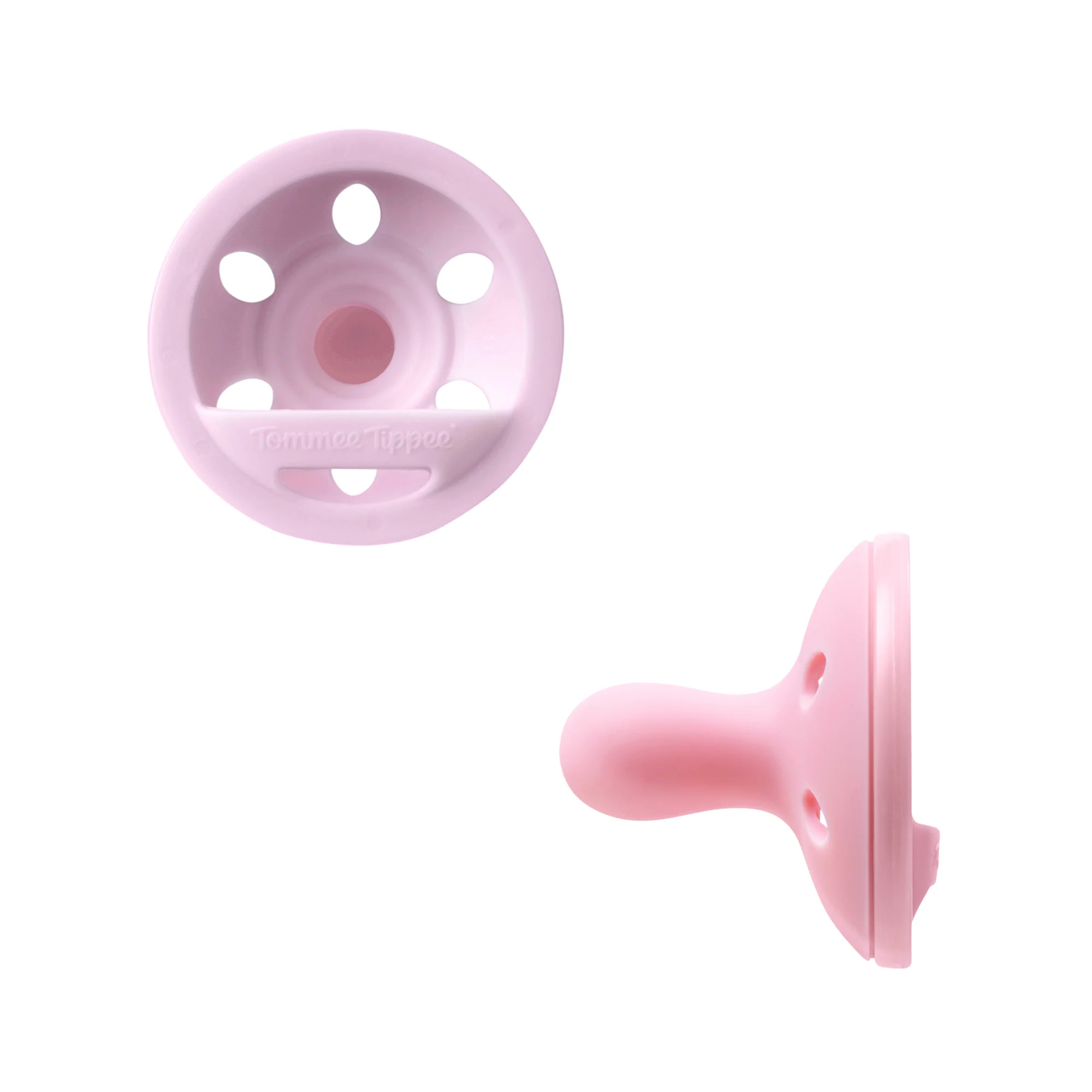 Tommee Tippee Breast-like silikónový cumlík 6-18m, Girl 2 ks