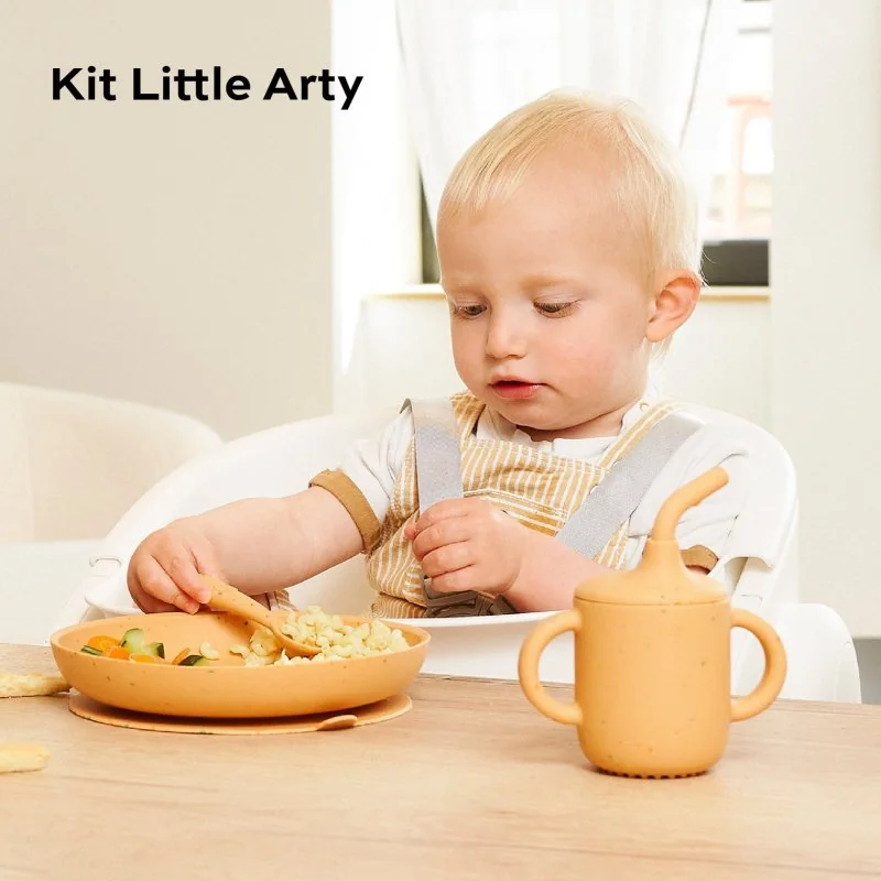 Babymoov silikónová jedálenská sada Grown-Up MEAL SET Little Arty