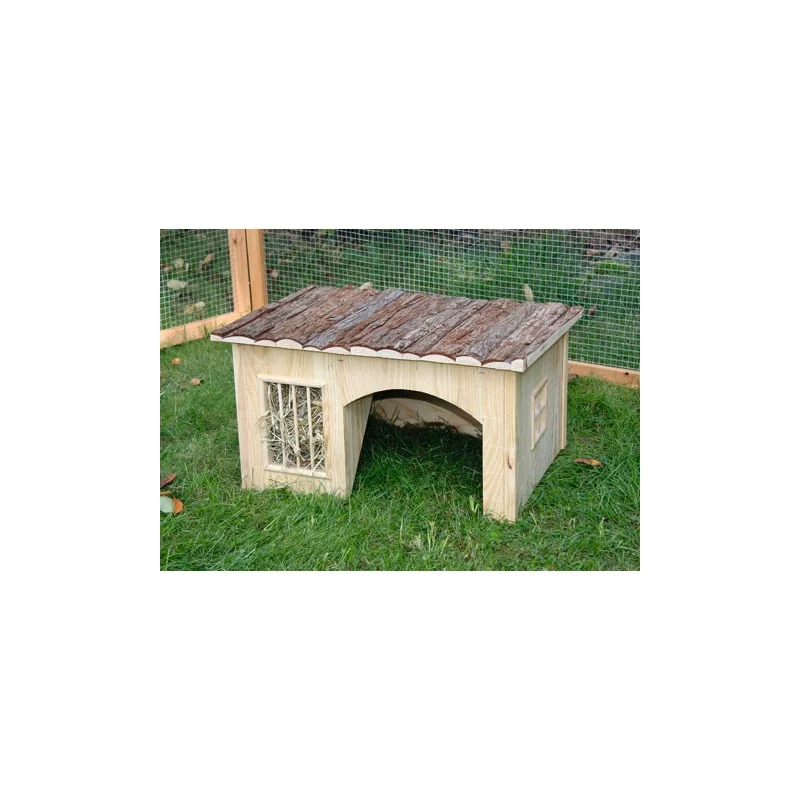 KERBL Domček pre hlodavce s jasličkami 42 cm