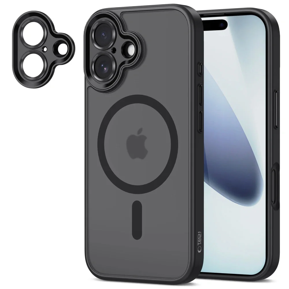Tech-Protect MagCam MagSafe kryt na iPhone 17, čierny