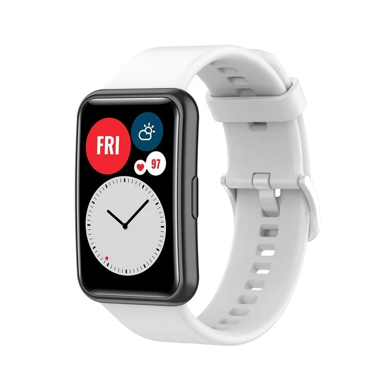 BStrap Silicone remienok na Huawei Watch Fit white
