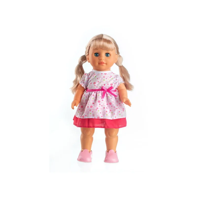 Teddies Panenka Natálka chodiaci a slovensky spievajúc plast 42cm na batérie so zvukom v krabici 21x44x11cm