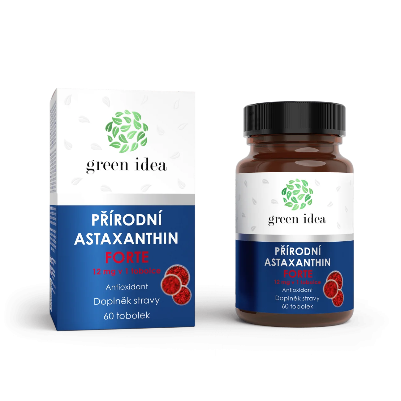 Astaxantín forte 8 mg - 60 kapsúl - Green idea