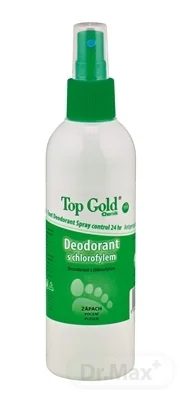 TOP GOLD Deodorant s chlorofylom+Tea Tree Oil 1×150 g, sprej