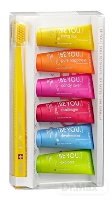 CURAPROX BE YOU 6-pack 1×1 set, zubná pasta 6x10 ml + zubná kefka CS 5460