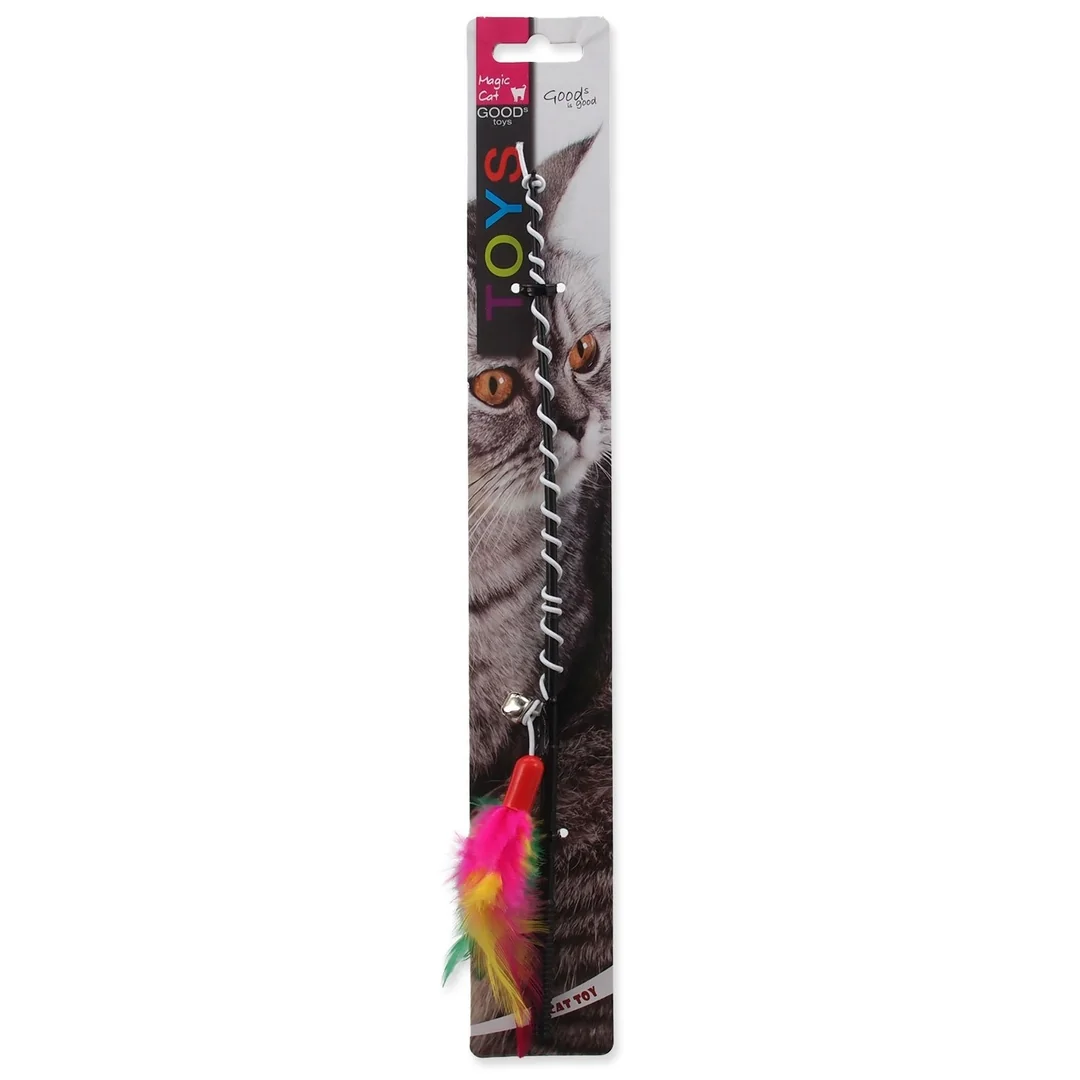 Hračka Magic Cat prút s myškou a chvostom 30cm