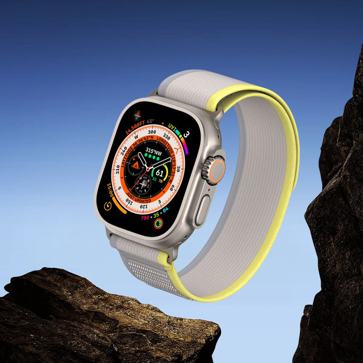 Dux Ducis Sport Velcro remienok na Apple Watch 38/40/41mm yellow/beige