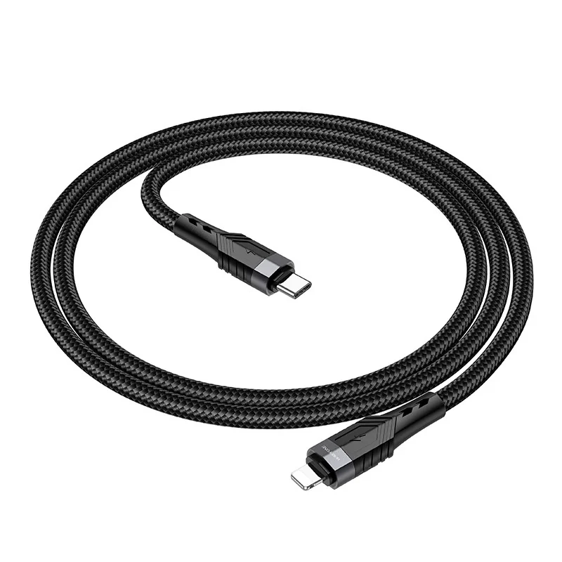 Kábel USB-C - Lightning - Čierna 1 x 1,2m