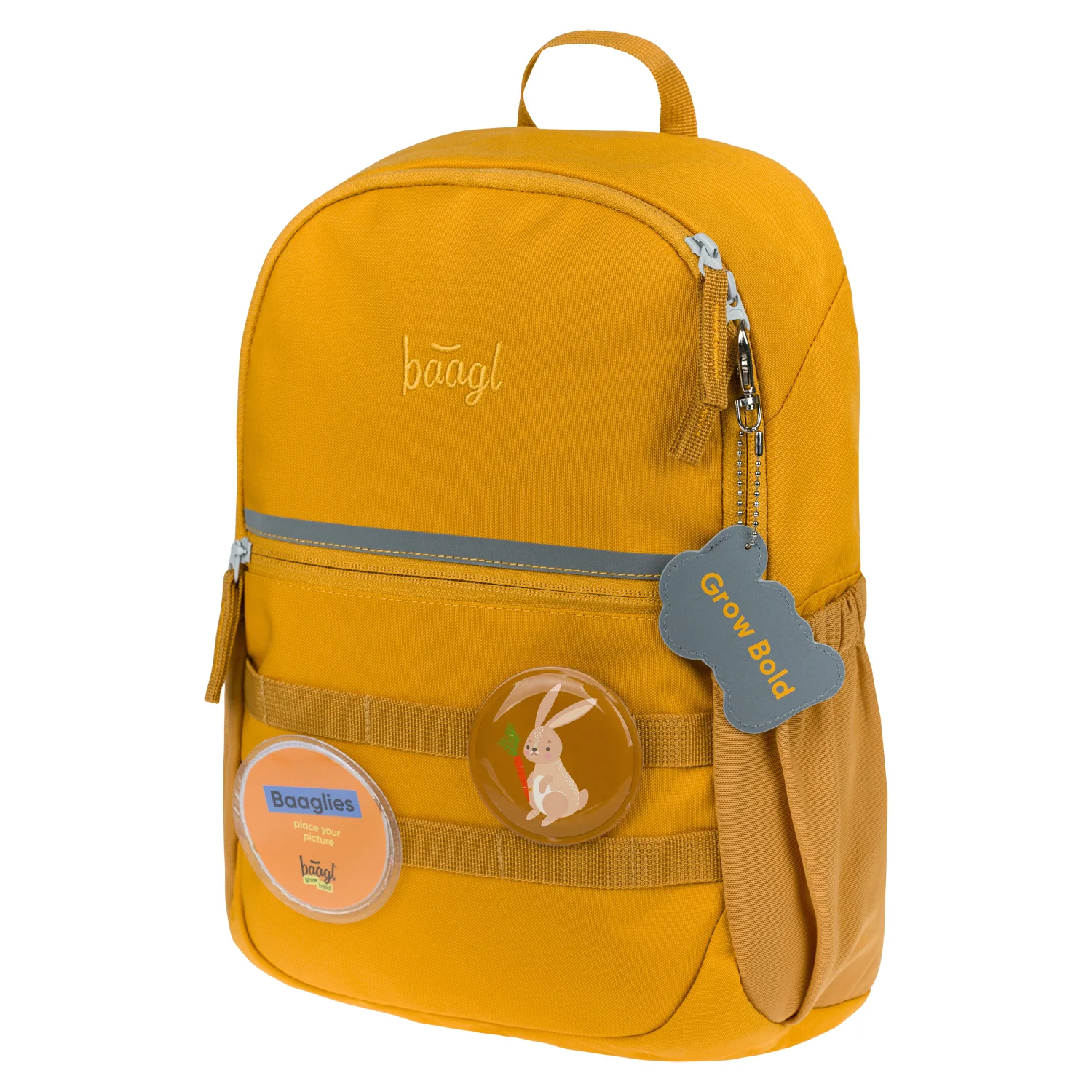 Baagl Buddy Bunny GRS detský batoh 10 l žltý recyklovaný materiál