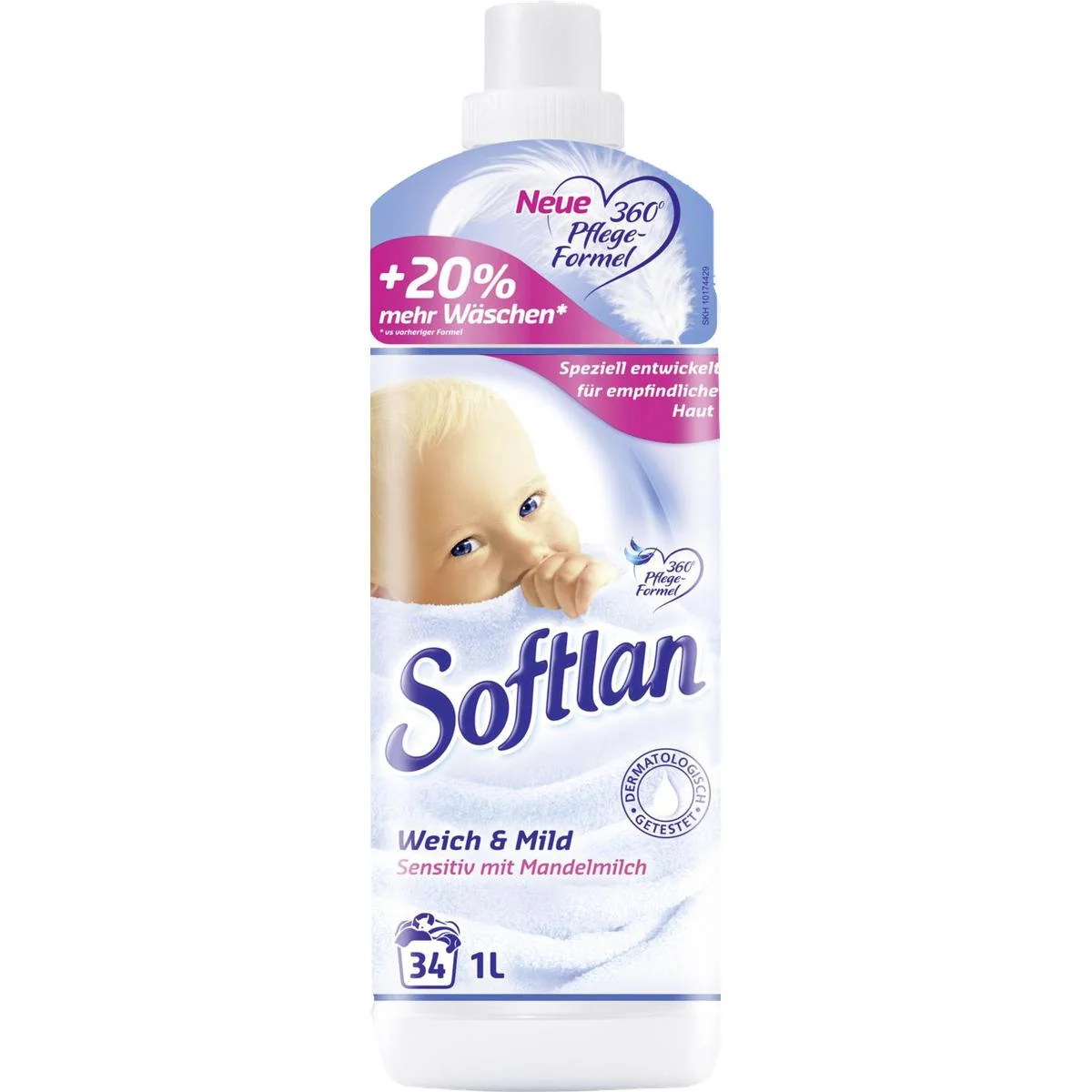 SOFTLAN aviváž 1L / 45 praní Weichmild