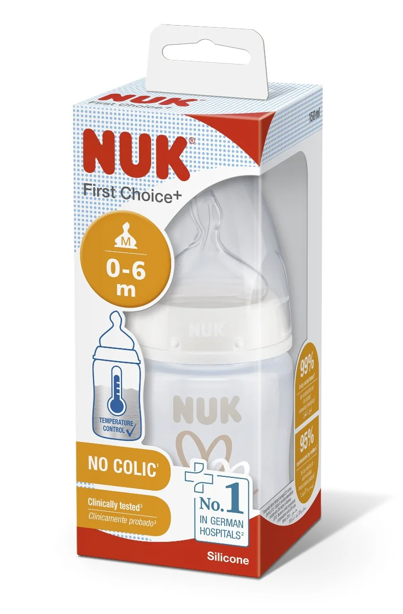 NUK FC+ flaša Temperature Control 1×1 ks, dojčenská fľaša