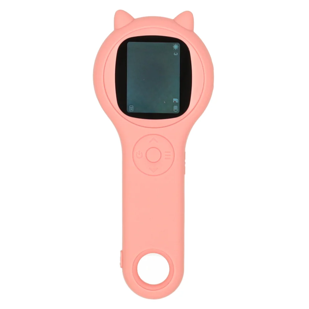 Detský digitálny mikroskop lupa USB 500× 2 MP ružový s LED